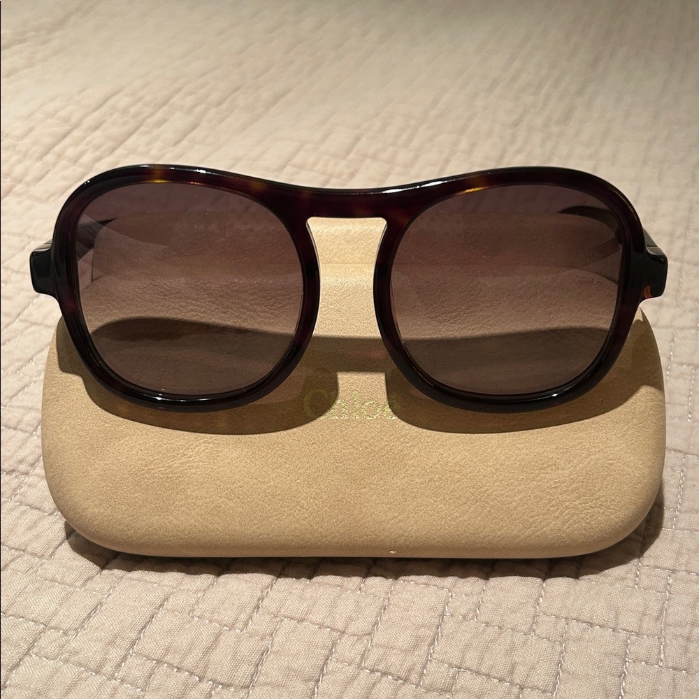Women's Chloe Brown Sunglasses - Picture 2 of 9